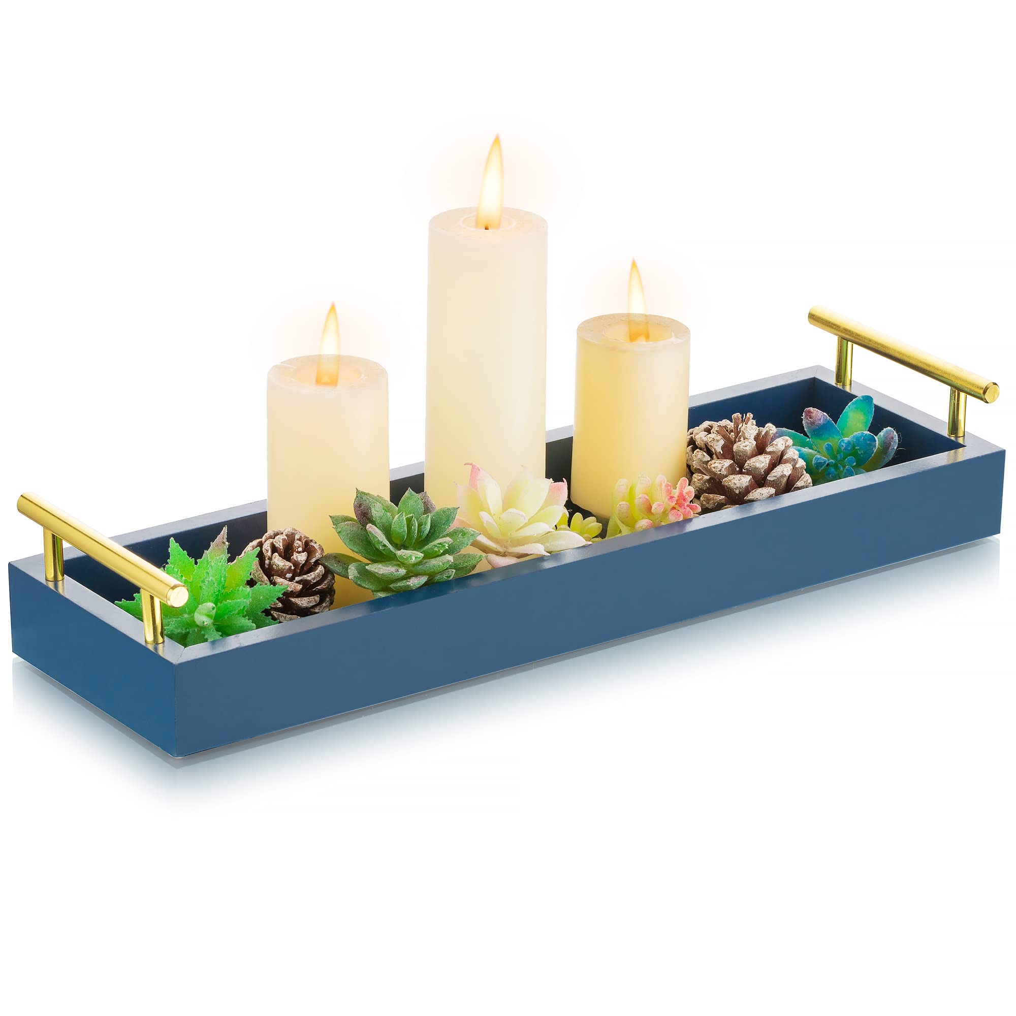 Amazon.com: Hanobe Rectangle Long Narrow Tray: Decorative Trays